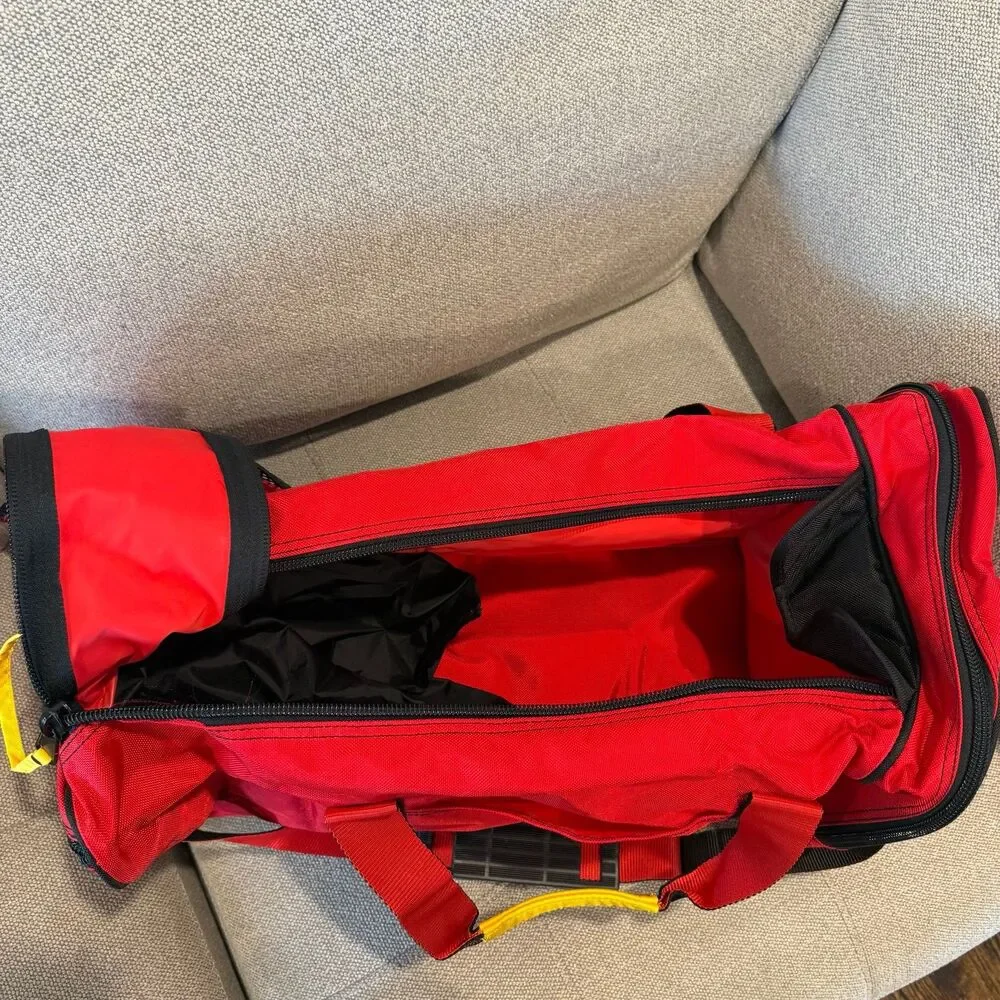 Vintage Marlboro Adventure Team Duffle Bag 1990’s Travel Red Gym Bag
